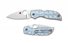 Нож складной SPYDERCO CHAPARRAL TITANIUM BLUE C152STIBLP